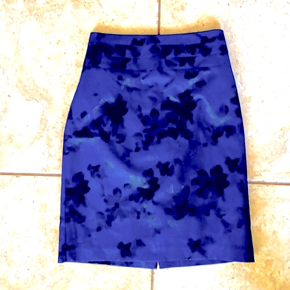 Floral Blue Skirt